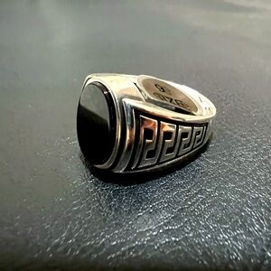 Size 9 Silver w/ Black Onyx Ring